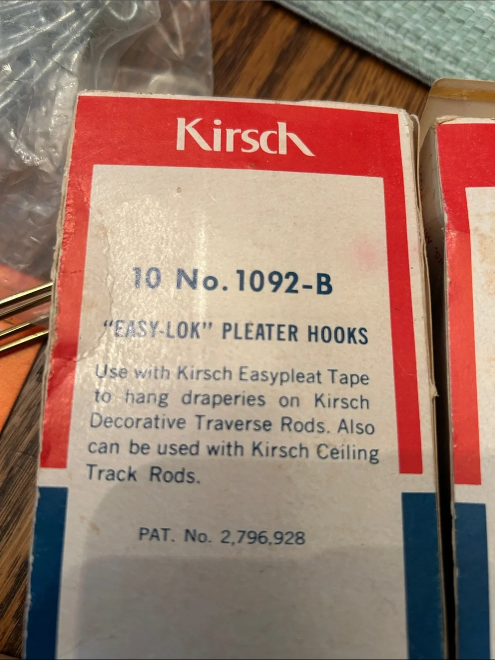 Silver and Gold Drapery Pin Hooks - Packs of Decorative Home drapery Hooks-50+